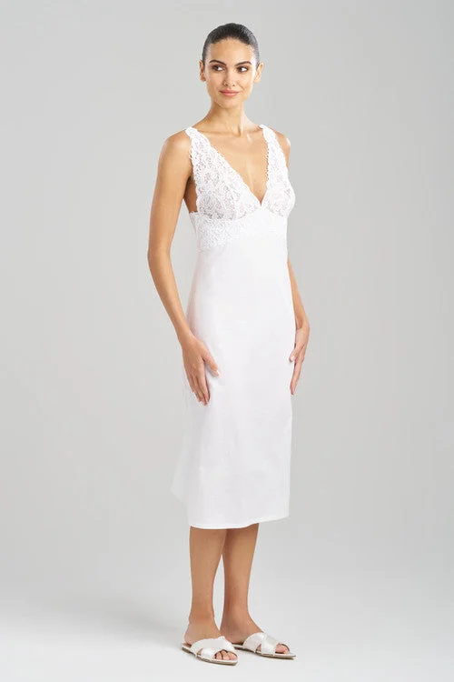 Women's Sheer Lingerie Nightgowns Bliss Harmony Lace V-Neck Gown