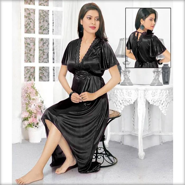 Women's Corset Style Lingerie Black - FL-515 - Flourish Nightwear