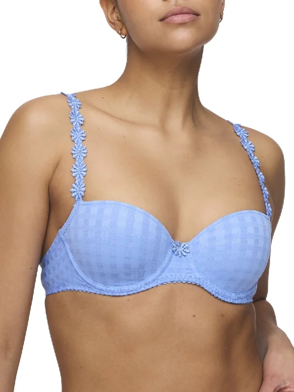 Women's Everyday Wear Lingerie Avero Padded Balcony Bra - Santorini Blue