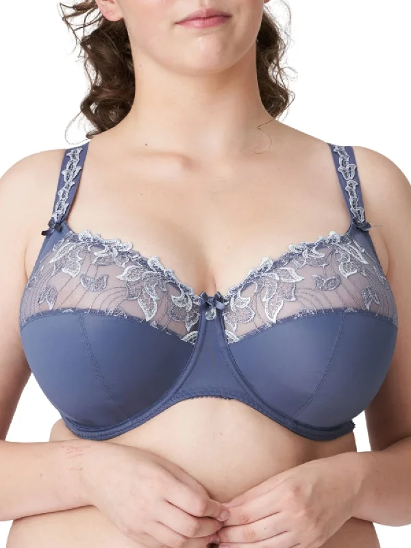 Plus Size Lace Lingerie for Women Deauville Fuller Cup (I-K) Bra - Nightshadow Blue Plus Size Lace Lingerie for Women Deauville Fuller Cup (I-K) Bra - Nightshadow Blue