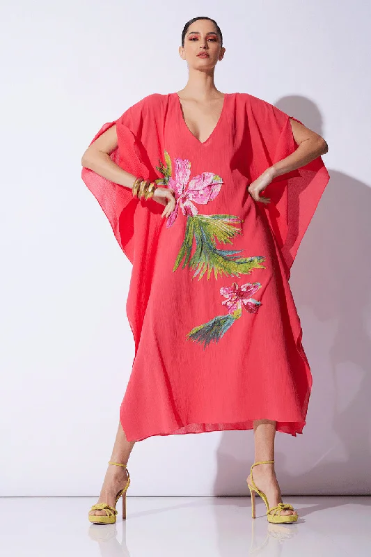 Elegant French Lace Lingerie for Women Cotton Gauze Applique Caftan
