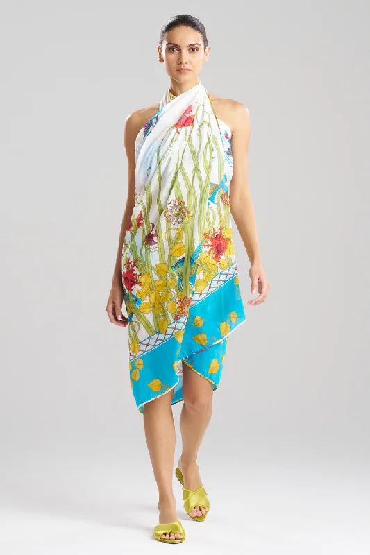 Luxury Lingerie for Special Occasions Aquatic Sheer Pareo