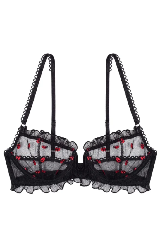 Women's Bridal Lingerie Collection Coccinelle U-Shaped Underwire Bra - Black