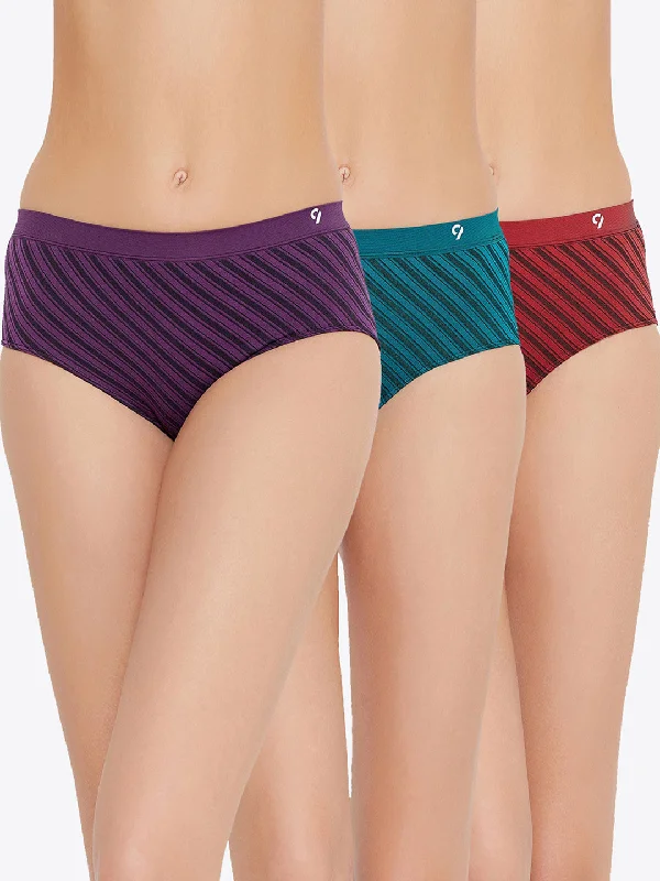 Women's satin - finished briefs for a smooth touchC9 Airwear Women's Brief - Pack of 3 Women's satin - finished briefs for a smooth touchC9 Airwear Women's Brief - Pack of 3