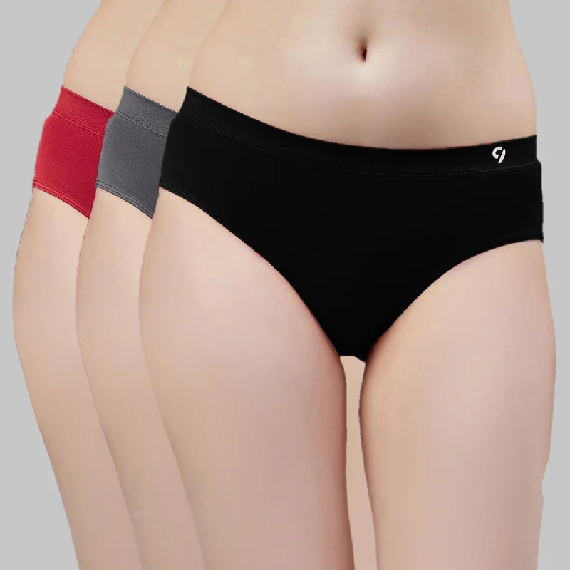 Women's post - partum briefs for new momsC9 Airwear Seamless Women's Brief Combo - Pack Of 3 Women's post - partum briefs for new momsC9 Airwear Seamless Women's Brief Combo - Pack Of 3