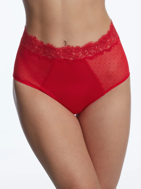 Women's mesh - paneled briefs for a sexy lookEntice High Waisted Brief