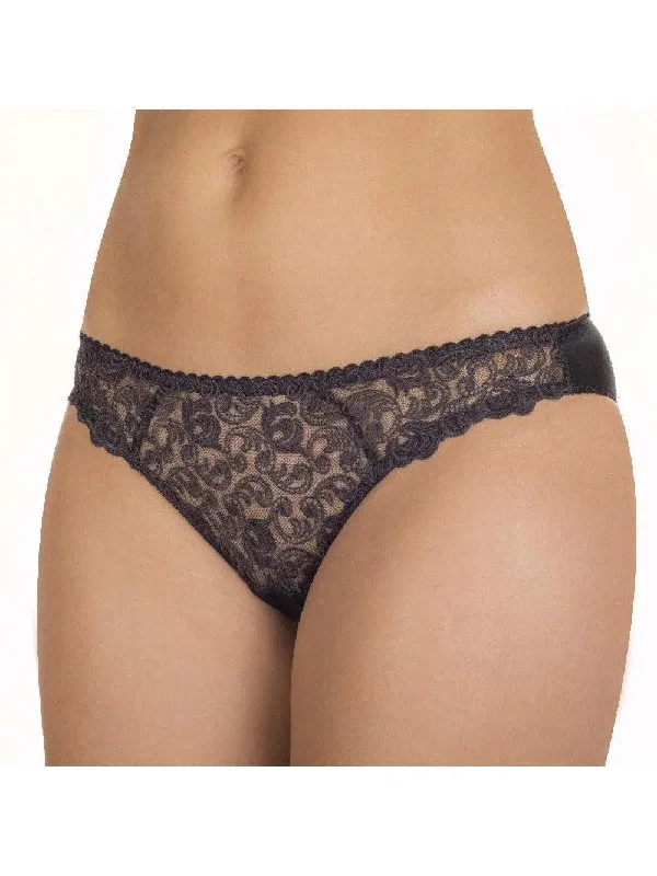 Women's leopard - print briefs for a wild lookNikol Djumon Black Evelen Briefs