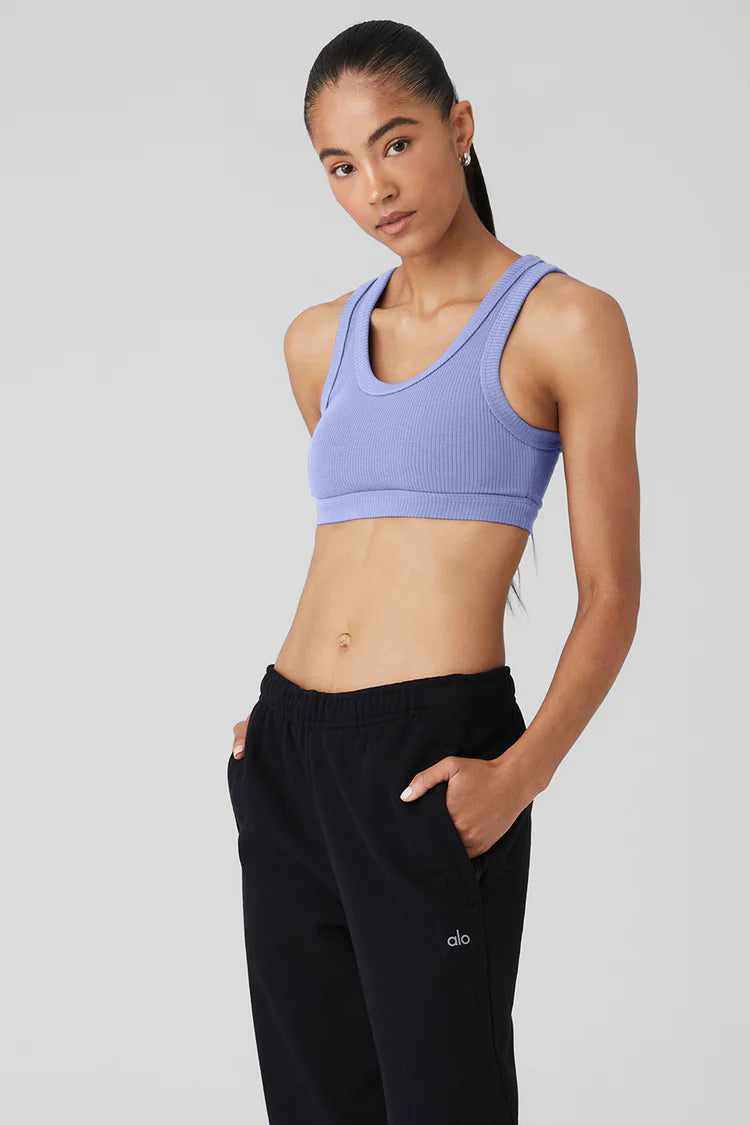 Color - block bikini briefs for a modern styleAlo Yoga Women's Wellness Sports Bra Tank Top - Infinity Blue Color - block bikini briefs for a modern styleAlo Yoga Women's Wellness Sports Bra Tank Top - Infinity Blue