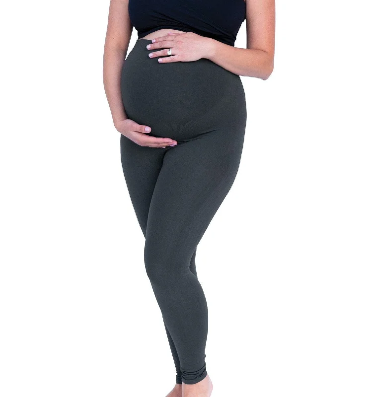 postpartum women nursing braBelly Bandit Bump Support Leggings (BSPLG) - Grey