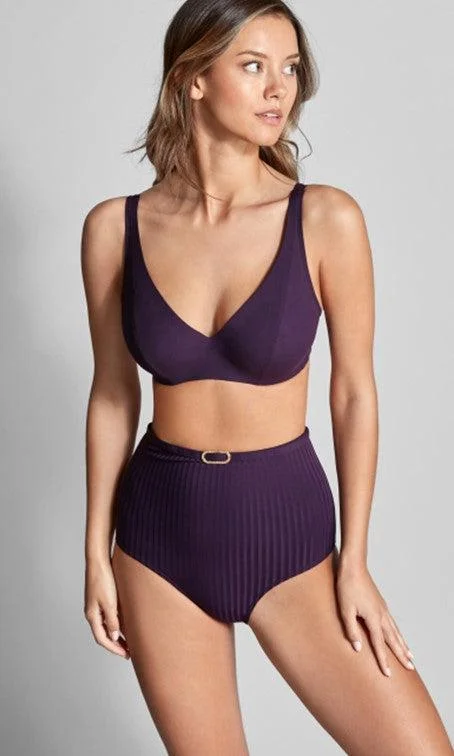 Bikini briefs made of stretchy fabricEmpreinte Iconic Bikini High Waist Brief Purple Bikini briefs made of stretchy fabricEmpreinte Iconic Bikini High Waist Brief Purple