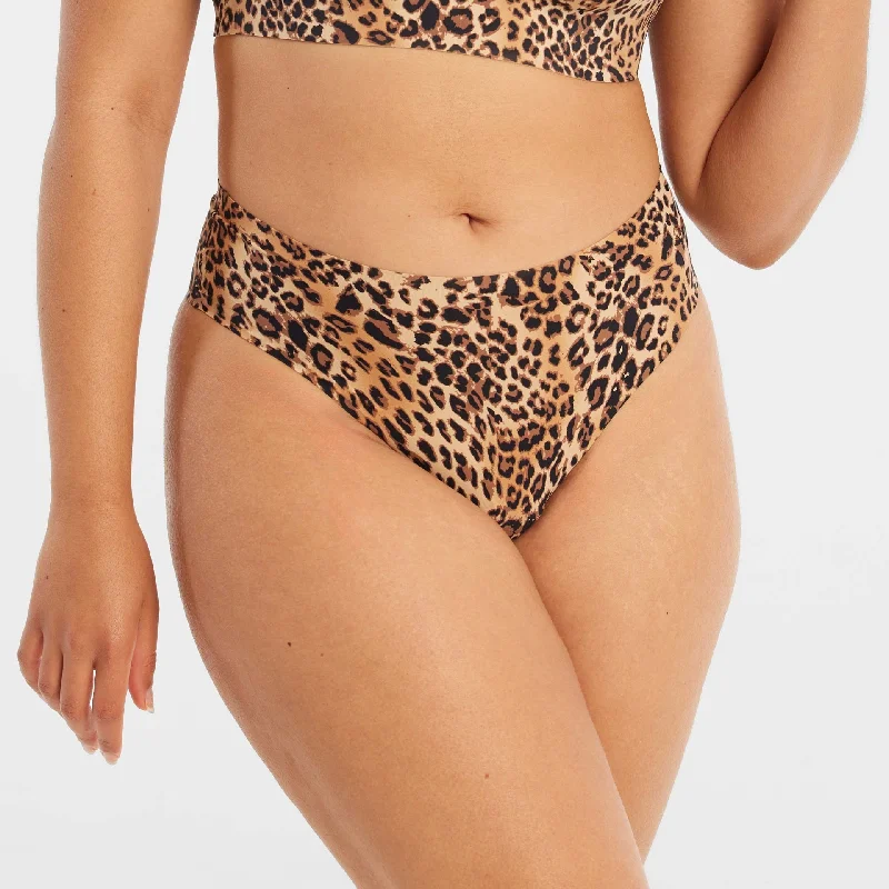 multi - way women bra and panty sets for versatile stylingEvelyn & Bobbie Leopard High Waist Thong Panty multi - way women bra and panty sets for versatile stylingEvelyn & Bobbie Leopard High Waist Thong Panty