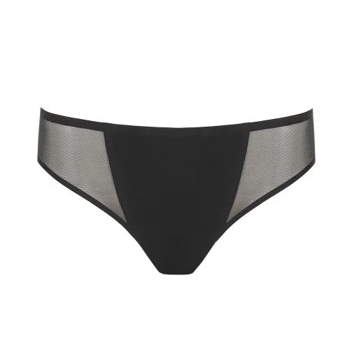 Striped bikini briefs in nautical styleMarie Jo L'Aventure Louie Seamless Brief 0522090 Black Striped bikini briefs in nautical styleMarie Jo L'Aventure Louie Seamless Brief 0522090 Black