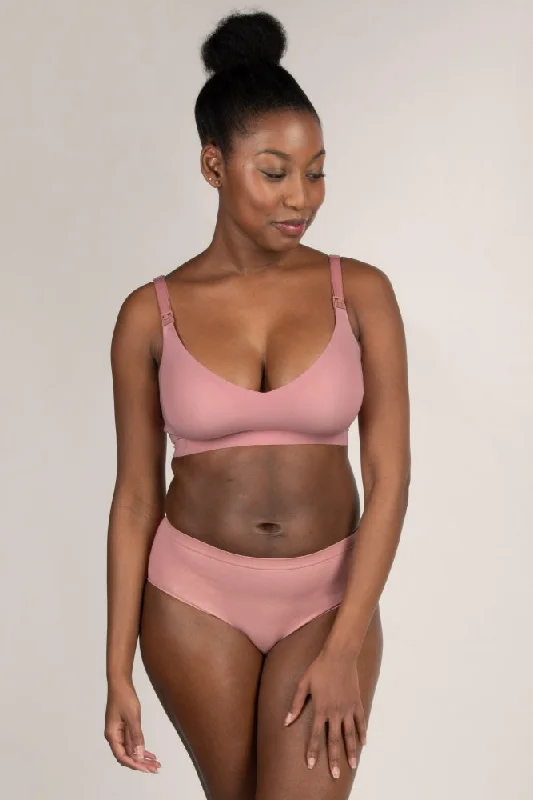eco - friendly material women nursing braMauve Bravado Enrich Nursing Bra