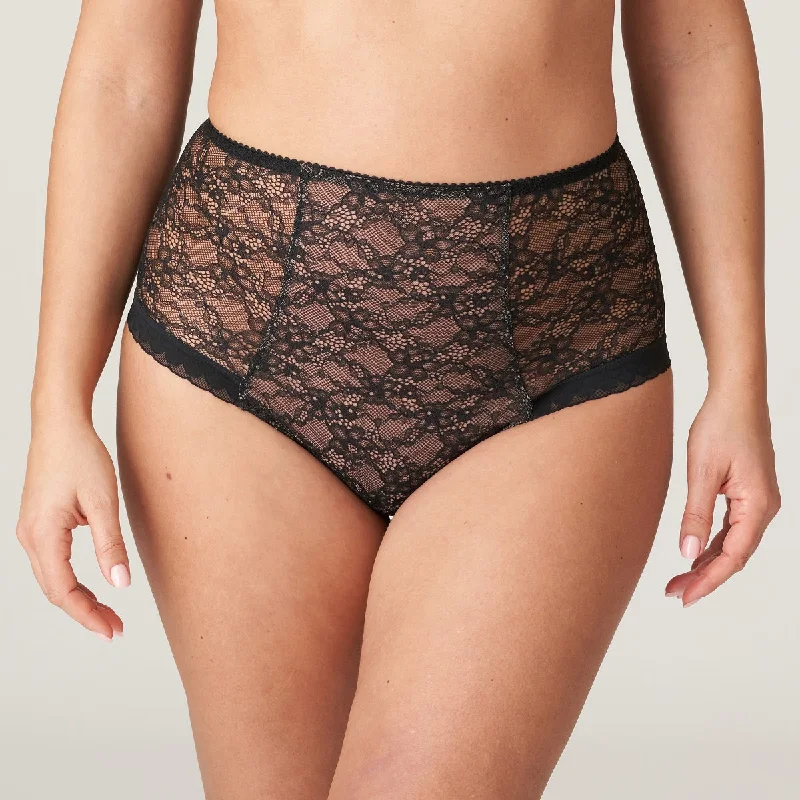 petite women bra and panty sets for a perfect fitPrima Donna Livonia Black Special Lace Up Brief Panty 0563433