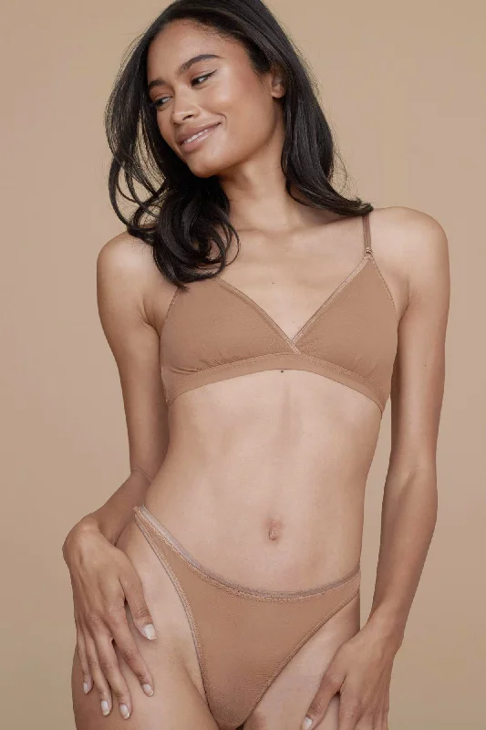 seamless high waisted women bra and panty setsClassic Thong