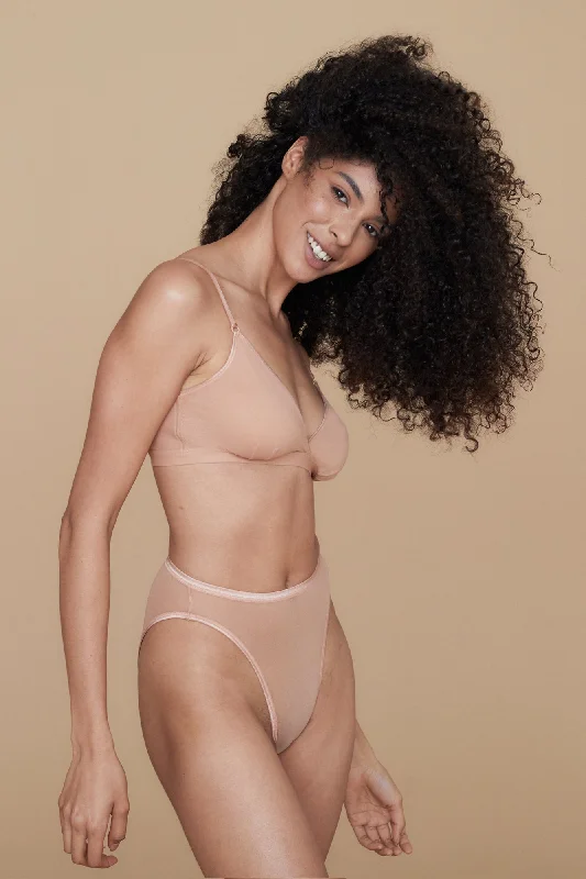 Bikini briefs with ruched sides​High Waisted Bikini