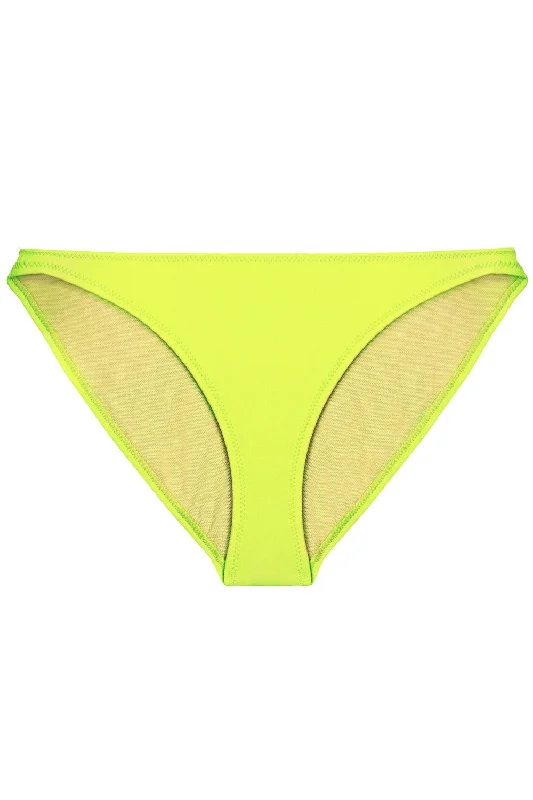 UV - protection bikini briefs for outdoor use​Tonic Yellow bikini bottom