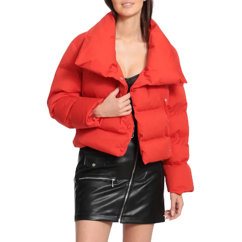 Womens Quilted Cold Weather Puffer Jacket