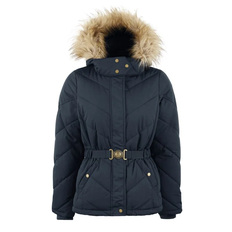 Fairfax & Favor Charlotte Padded Ladies Jacket - Navy Blue