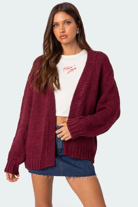 Anina Oversized Knit Cardigan