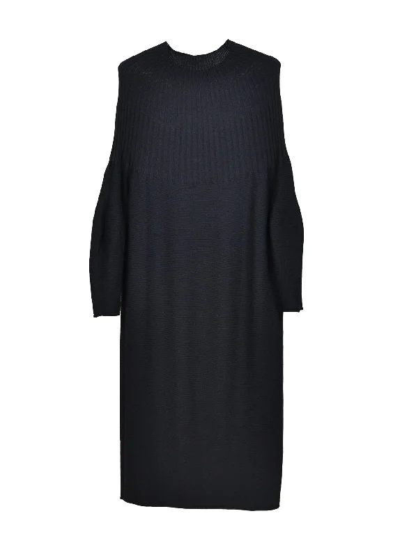 "COLLY" BLACK KNIT DRESS