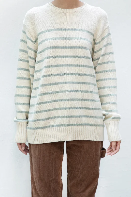 Beige And Light Green Stripes