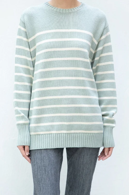 Light Green And Beige Stripes