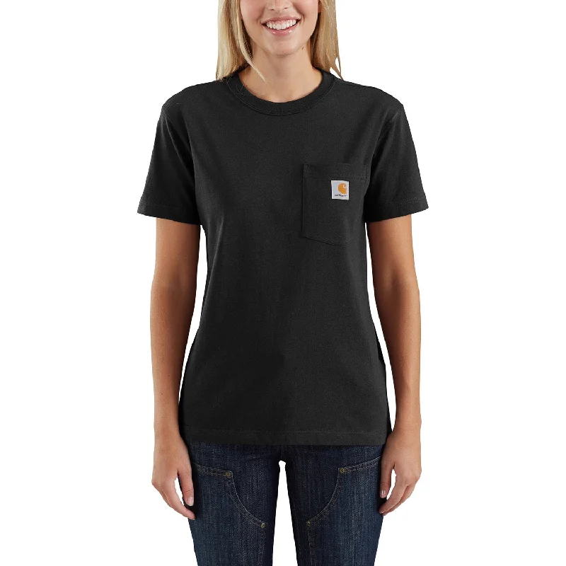 Carhartt Women's Short Sleeve Pocket T-Shirt_Black