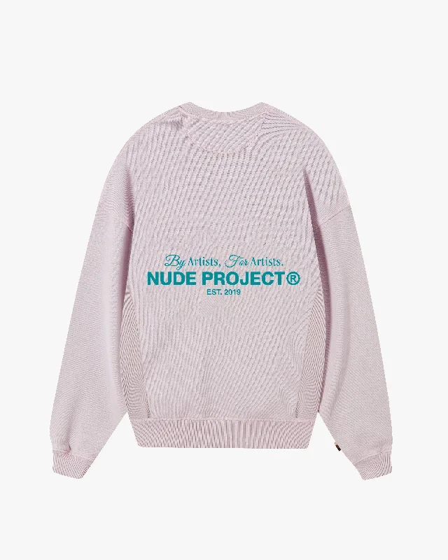 CULT*CREWNECK GARMENT DYE LILAC