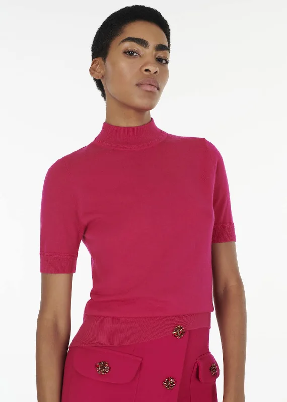 ultra-fine cashmere mockneck