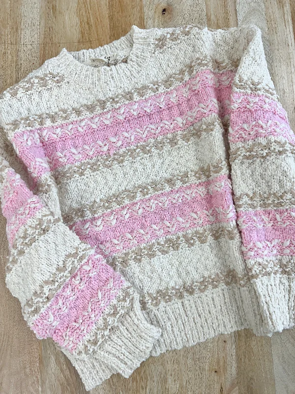 Pink Ski Lodge Sweater