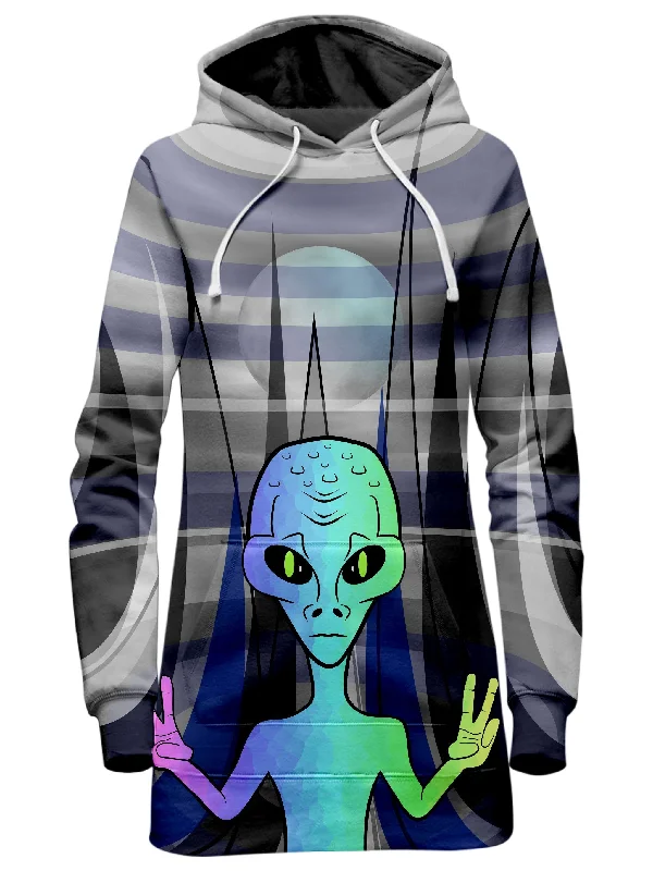 Alien Arrival Hoodie Dress