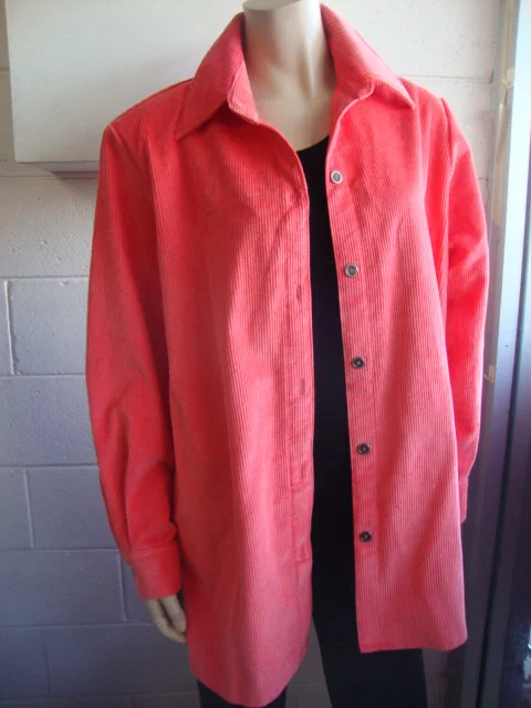 Cord Jacket-Shirt (PINK only)