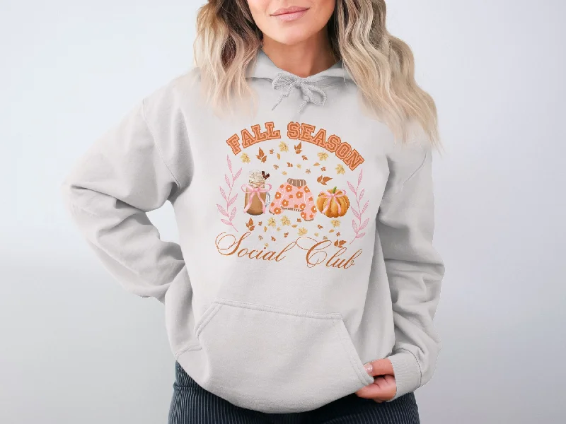 Fall Autumn Social Club Organic Cotton Hoodie