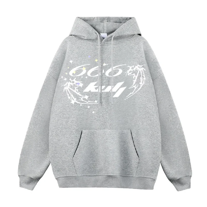 6Kull | Solid Skeleton Hoodie