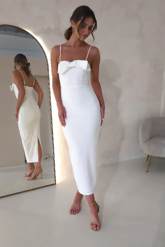 Lindley Bodycon Maxi Dress | White