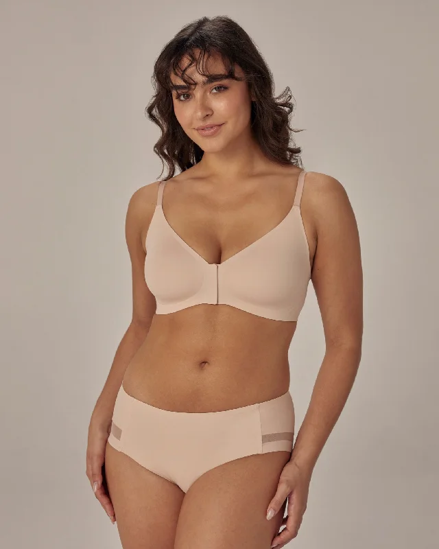 supportive sports bras for runningComfit Collection Wire Free Front Opening Bra
