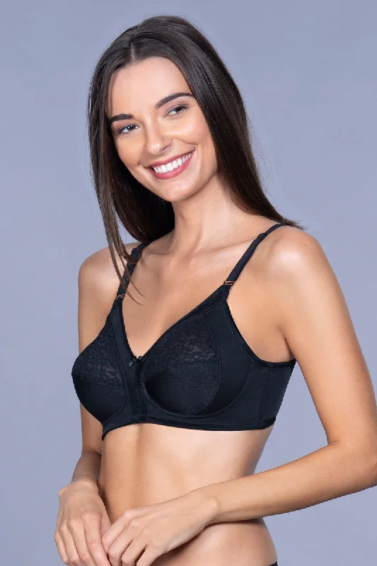 sports bras for high impact workoutsClassic Shaper Non-Padded Non-Wired Bra - Black sports bras for high impact workoutsClassic Shaper Non-Padded Non-Wired Bra - Black