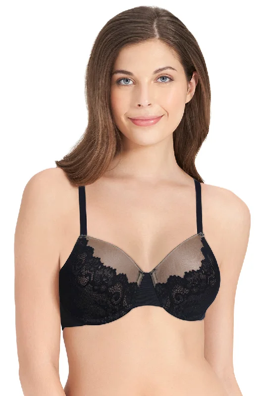 sleep bras with adjustable strapsBonded Luxury Padded Wired Lace Bra - Black-Hazelnut sleep bras with adjustable strapsBonded Luxury Padded Wired Lace Bra - Black-Hazelnut