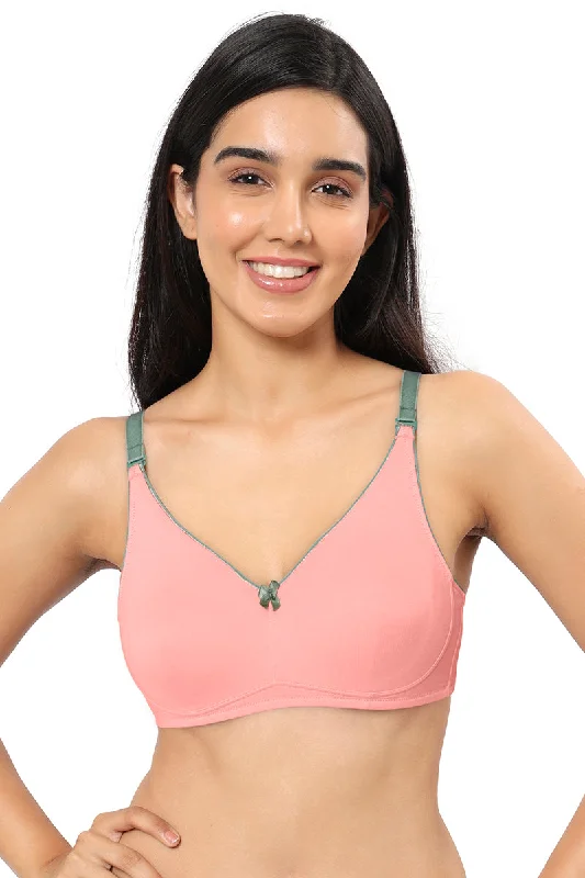 convertible bras with adjustable strapsComfort Concealer Non-padded & Non-wired Bra - Candlelight Peach & Olive Green convertible bras with adjustable strapsComfort Concealer Non-padded & Non-wired Bra - Candlelight Peach & Olive Green
