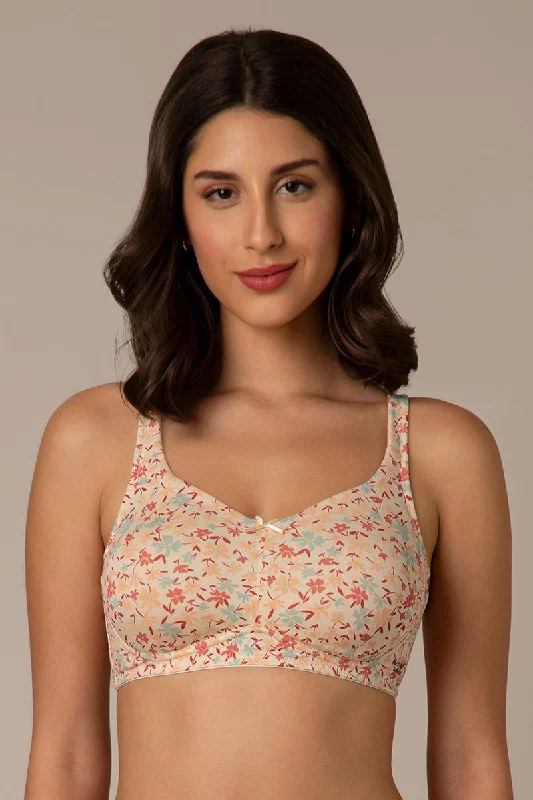 supportive underwire bras for large bustsDreamy comfort Non-Padded Non-Wired Cotton Bra - Daisy Print supportive underwire bras for large bustsDreamy comfort Non-Padded Non-Wired Cotton Bra - Daisy Print