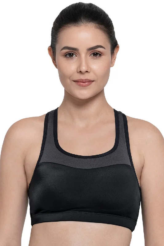 moisture wicking convertible brasEnergize High Impact Bra - Black