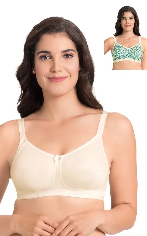 t - shirt bras for a smooth look under clothesUltimo Essential Cotton Non-Padded Non-Wired Bra (Pack of 2) - Whtsmke-Whtsmke Pr t - shirt bras for a smooth look under clothesUltimo Essential Cotton Non-Padded Non-Wired Bra (Pack of 2) - Whtsmke-Whtsmke Pr