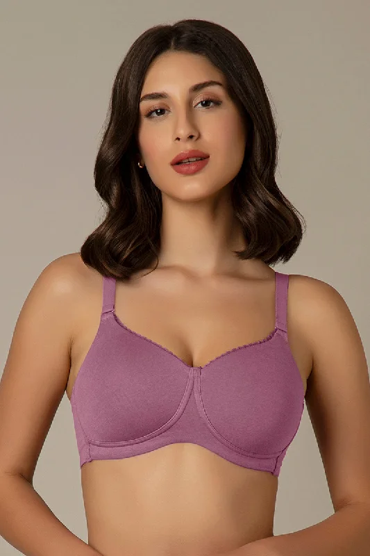 underwire sports bras for extra stabilityEssential Padded Wirefree Bra - Mellow Mauve underwire sports bras for extra stabilityEssential Padded Wirefree Bra - Mellow Mauve