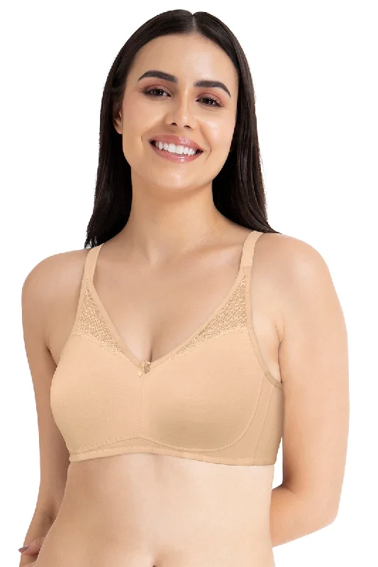 seamless t - shirt bras for everyday wearLace Concealer Non-padded Non-wired Bra - Hazelnut seamless t - shirt bras for everyday wearLace Concealer Non-padded Non-wired Bra - Hazelnut