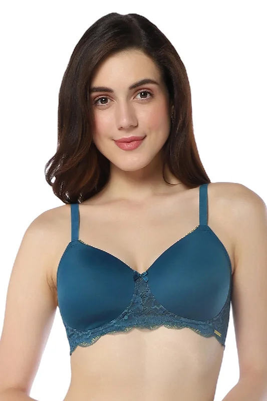 strapless bras for backless dressesLace Elegance Padded Non-Wired Bra - Gebralta Blue strapless bras for backless dressesLace Elegance Padded Non-Wired Bra - Gebralta Blue