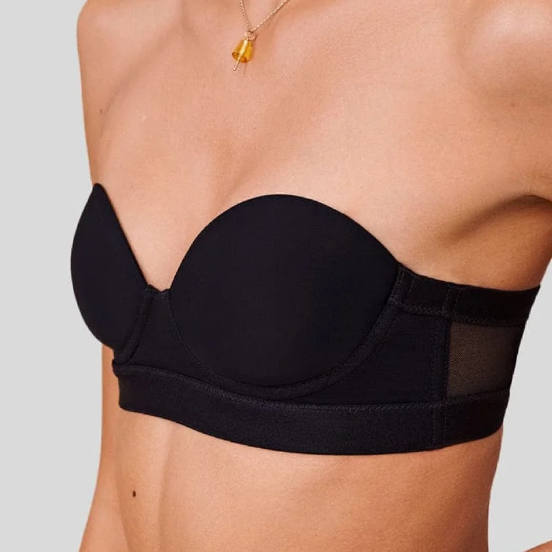 t - shirt bras for a smooth look under clothesMVP Multiway Strapless Bra Black