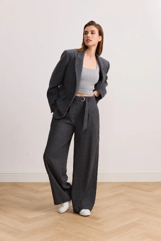 backless bras for revealing outfitsOLLY longline bra top - Grey Melange