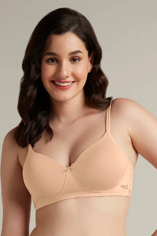 strapless bras for backless dressesSimply Soft Padded Non-Wired Cotton Bra - Sandalwood strapless bras for backless dressesSimply Soft Padded Non-Wired Cotton Bra - Sandalwood