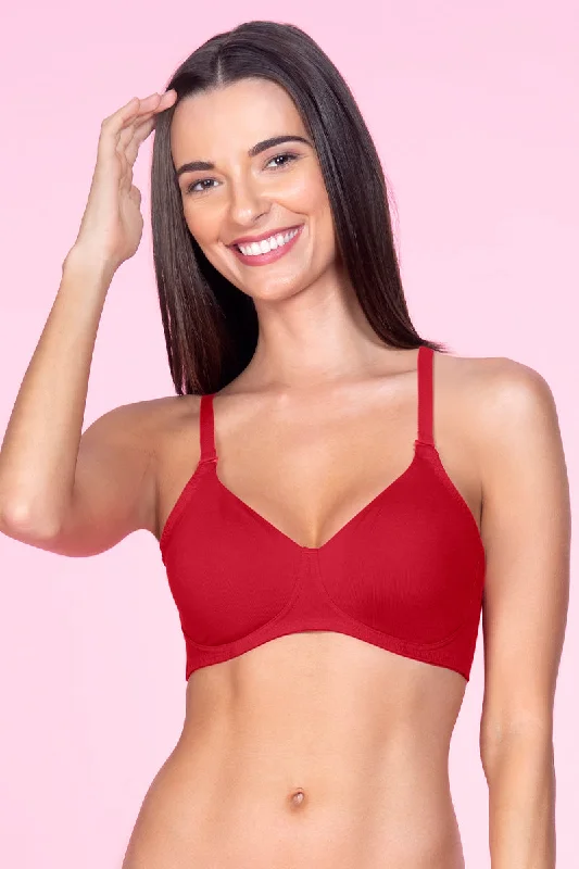 supportive sports bras for runningFresh Aloe Finish Cotton Non-Padded Non-Wired Bra - Tiger Lily supportive sports bras for runningFresh Aloe Finish Cotton Non-Padded Non-Wired Bra - Tiger Lily